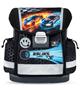 School bag, metal buckle, BELMIL "Classy Race it", racing car