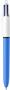 Ballpoint pen, 0,32 mm, retractable, four colours, BIC 