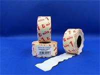 Price tape, removable, 26x16 mm, BLITZ, white