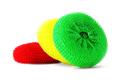 Plastic scourer, 3 pcs, BONUS, various colours