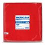 Wipe, universal, 10 pcs, 32x32 cm, BONUS "MicroCLEAN", red