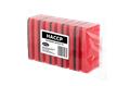 Sponge scourer, extra large, 5 pcs, BONUS, red