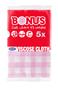 Dish wipes, viscose, 5 pcs, BONUS