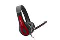 Headphone, microphon, CANYON "HSC-1", black-red