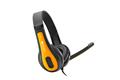Headphone, microphon, CANYON "HSC-1", black-yellow