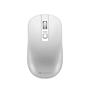 Mouse, wireless, optical, USB, rechargeable, CANYON "MW-18", white