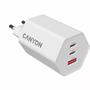 Wall charger, 1xUSB-A, 2xUSB-C, 65W, CANYON 