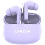 Earphone, TWS wireless, Bluetooth 5.4, CANYON "OnGo 9", lavender