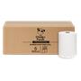 Hand towel, bamboo, rolls, 2 plies, 200 m, 20,5 diameter, 6 rolls, CHEEKY PANDA, white