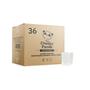 Toilet paper, bamboo, 3 plies, small rolls, 36 rolls, CHEEKY PANDA, white