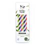 Straw, bamboo, straight, degradable, bamboo, 100 pcs, CHEEKY PANDA, various colours