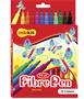Fibrepen set, COLOKIT "FibrePen" 12 colour