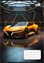Exercise book, A5, lined, 32 sheets, 2. class, COOL BY VICTORIA "Future Cars", "16-32"