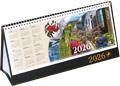 Calendar, desktop, standing, CSÍZIÓ, "Eco", black