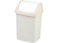 Flip-top wastebin, 25 l, CURVER "Click-It", savannah