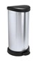 Pedal bin, 40 l, CURVER, black/silver