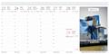 Calendar, desktop, standing, DAYLINER 