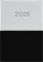 Calendar, planner, A5, daily, DAYLINER "Contrast", white-black