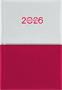 Calendar, planner, A5, daily, DAYLINER "Contrast", white-red
