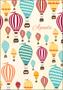 Calendar, planner, A5, weekly, DAYLINER ""Colors", Balloons