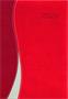 Calendar, planner, A5, weekly, DAYLINER "Dubai", red-red