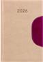 Calendar, planner, A5, daily, DAYLINER "Memphis", beige-eggplant