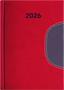 Calendar, planner, A5, daily, DAYLINER "Memphis", red-grey