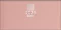 Pocket calendar, horizontal layout, DAYLINER "MyPastel", powder