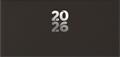 Pocket calendar, horizontal layout, DAYLINER "Pannon", black