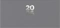 Pocket calendar, horizontal layout, DAYLINER "Pannon", grey
