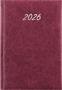 Calendar, planner, A5, daily, DAYLINER "Rebel", burgundy red