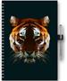 Calendar, planner, A5, weekly, DAYLINER ""InSpiral", tiger