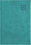 Calendar, planner, A5, daily, DAYLINER "Square", turquoise