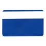 Logistic pocket, self-adhesive, 100×60 mm, PVC, DJOIS, blue