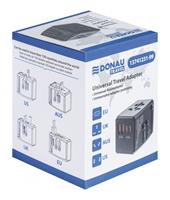 Travel adapter, universal, fast charger, DONAU 