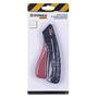 Universal knife, with replaceable blade, 22 mm, DONAU "Safety", black-red