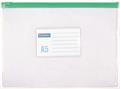 Document holder bag, A5, PVC, with zipper, DONAU