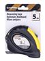 Measuring tape, 5 m x 19 mm, DONAU "Safety", black-yellow