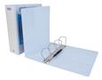 Ring binder, clear cover, 4 rings, D shaped, 100 mm, A4, PP, DONAU, white