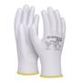 Mechanic gloves, PU, cat. II, DONAU SAFETY, size 8/M, 12 pairs, white