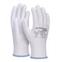 Mechanic gloves, PU, cat. II, DONAU SAFETY, size 9/L, 12 pairs, white