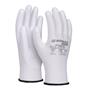 Work gloves, PU, cat. II, DONAU SAFETY, size 10/XL, 12 pairs, white