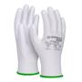 Work gloves, PU, cat. II, DONAU SAFETY, size 11/XXL, 12 pairs, white