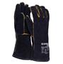 Protective gloves, for welding, MIG, cowhide, DONAU SAFETY, size 10/XL, black