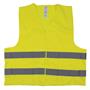 High-visibility vest, size 2LX, DONAU "Safety", yellow