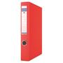 Ring binder, 4 D-rings, 45 mm, A4, PP/cardboard, DONAU, red