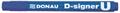 Permanent marker, 2-4 mm, bullet tip, DONAU "D-signer U", blue