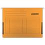 Suspension file, with side strips, cardboard, A4, DONAU, orange