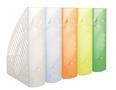 Magazine file, plastic, 70 mm, DONAU, transparent yellow