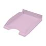 Letter tray, plastic, DONAU, pastel purple